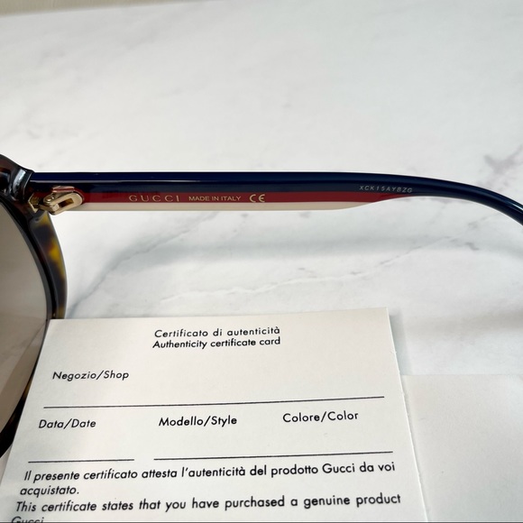?NIB Gucci?Logo and Stripe Sunglasses, 59mm main image 6